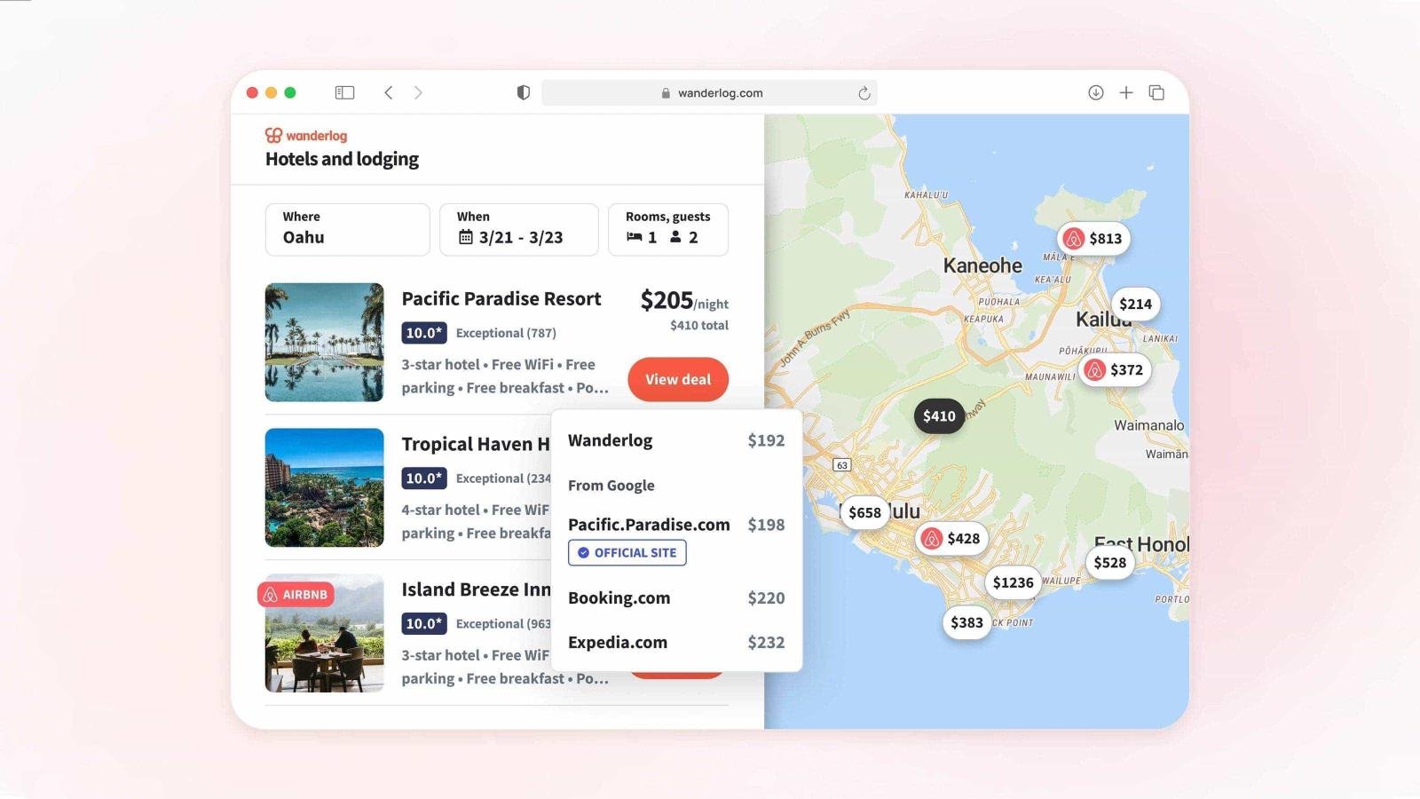 تطبيق Wanderlog.. بناء برنامج يومي متكامل