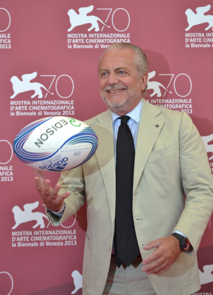  أوريليو دي لورينتيس، مالك نادي نابولي الإيطالي