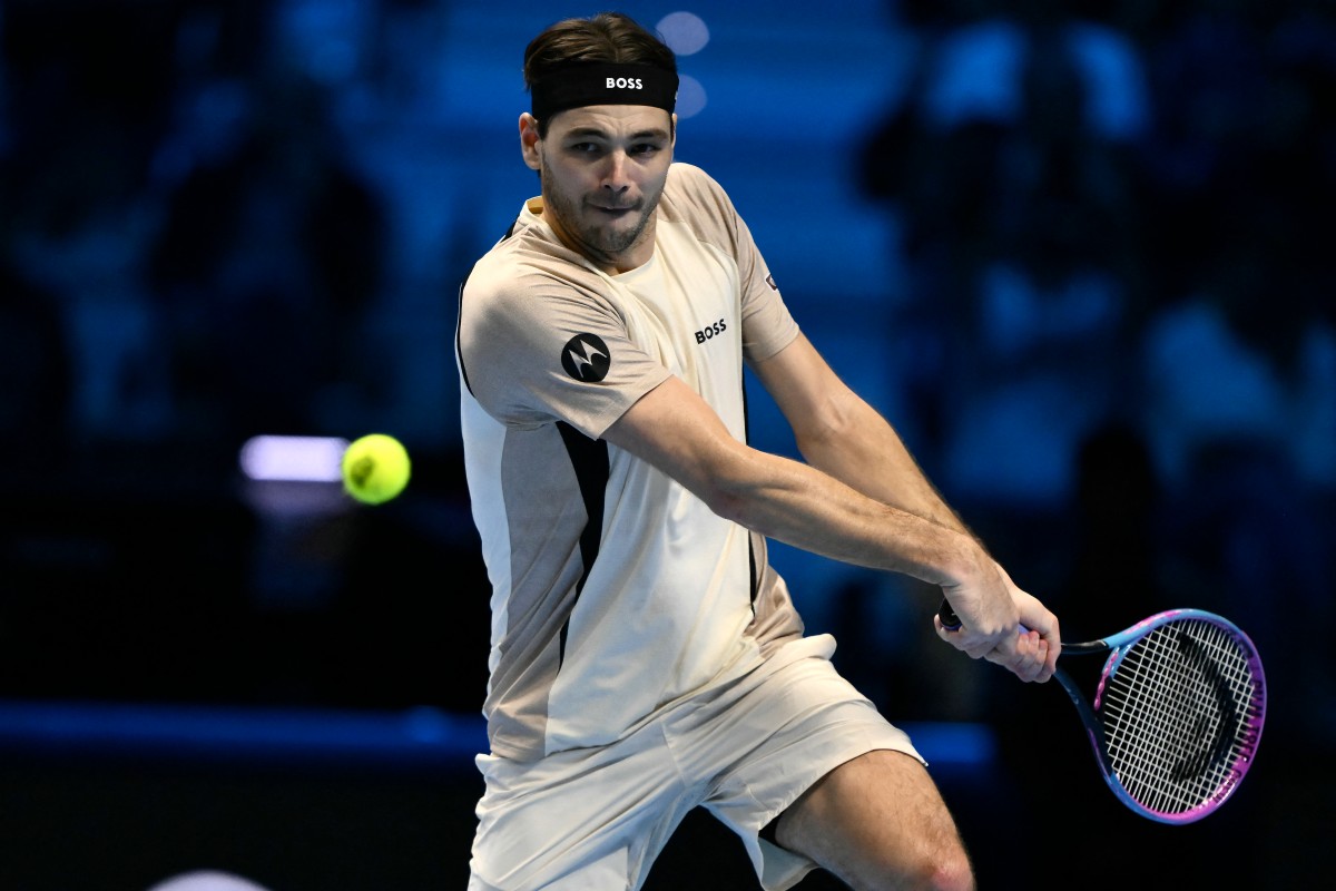 تايلور فريتز وماتيو بيريتيني يرتديان أطقم Boss في بطولة أستراليا المفتوحة/ المصدر:AFP