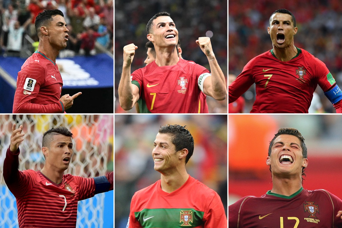 احتفالات رونالدو في كأس العالم