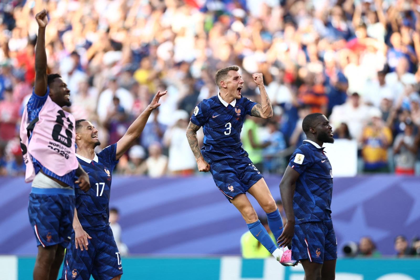 بعض لاعبي منتخب فرنسا