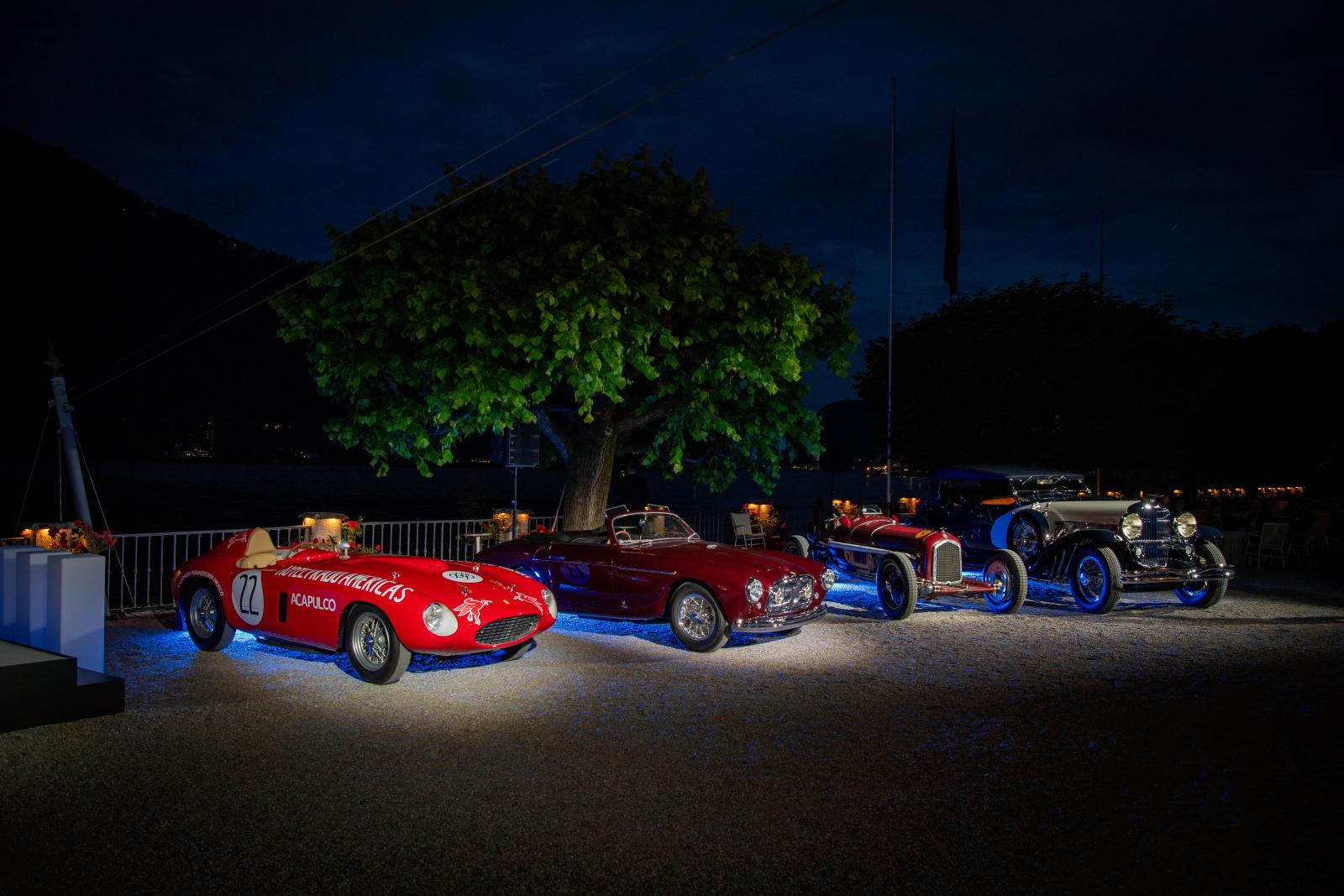 مجموعة من أيقونات السيارات الكلاسيكية تتلألأ في أجواء Villa d’Este الراقية 
