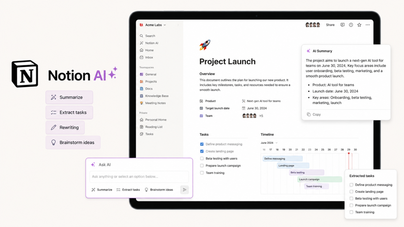أداة Notion AI
