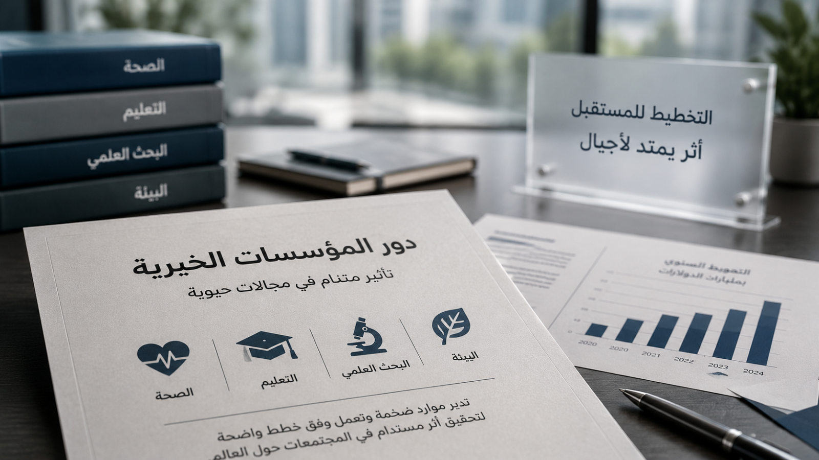 المؤسسات الخيرية:  أكثر من مجرد جهات داعمة