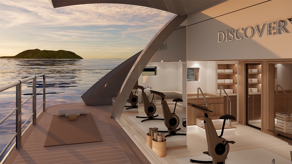 تصميم يخت " ديسكفري"