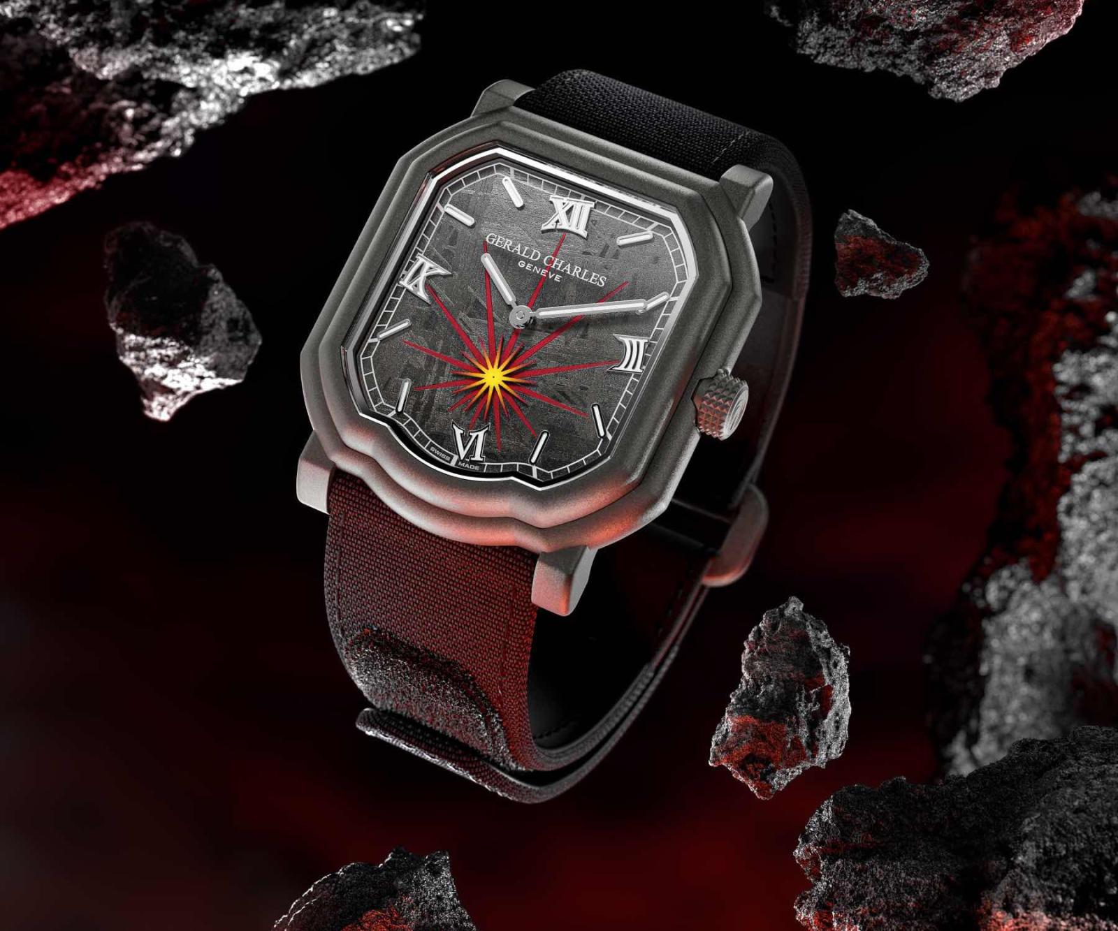 Gerald Charles تطلق إصدارين جديدين من ساعة Maestro 2.0 بمينا نيزكي/ المصدر: fratellowatches