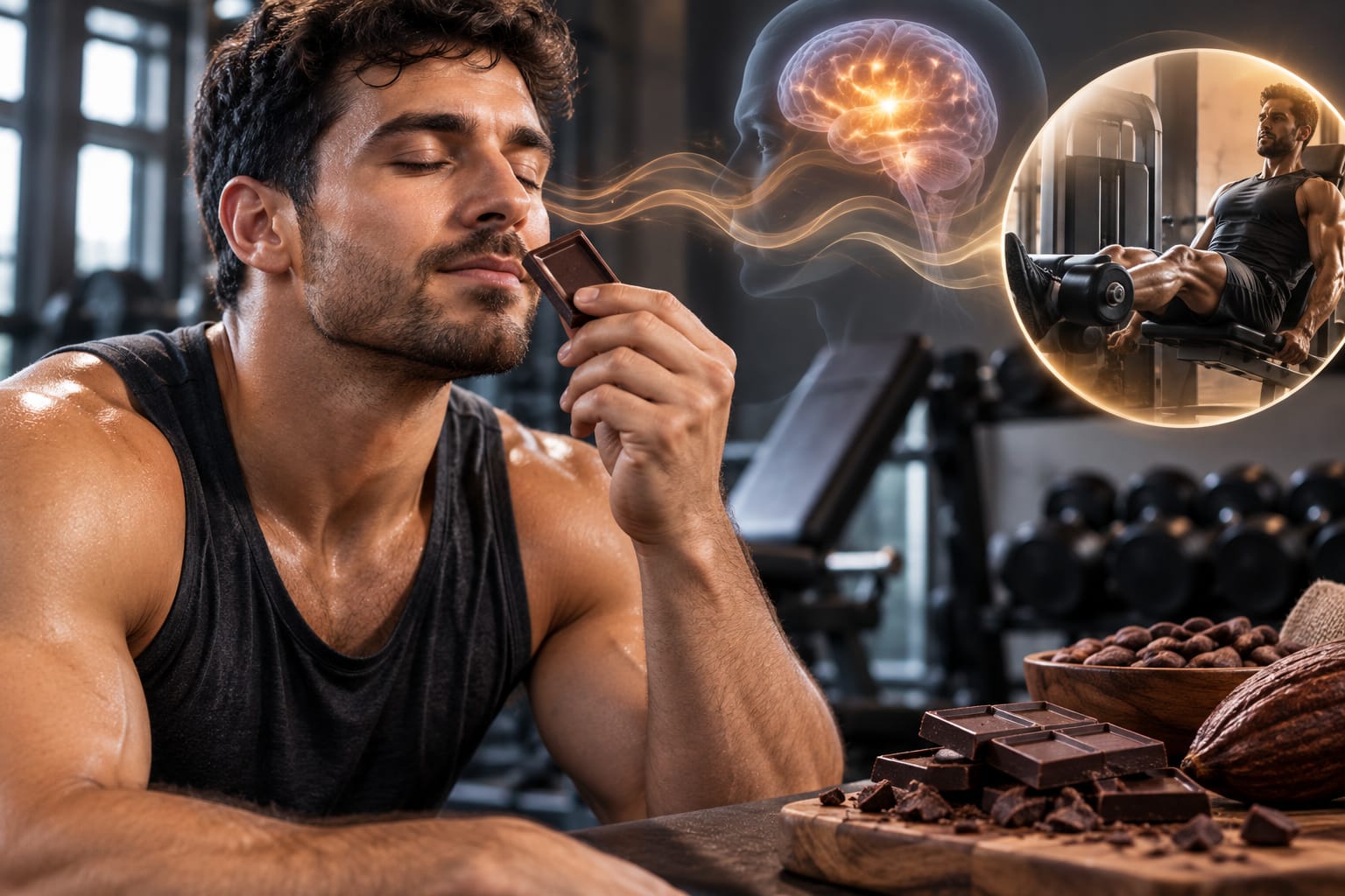 رائحة الشوكولاتة تمنحك تكرارات إضافية بالتمرين