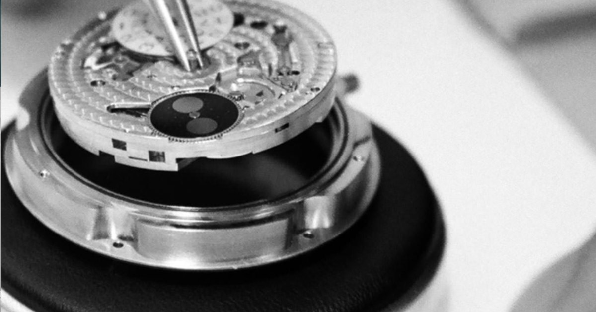 ساعة  "Chronomètre Souverain "Black Label- المصدر:F.P. Journe