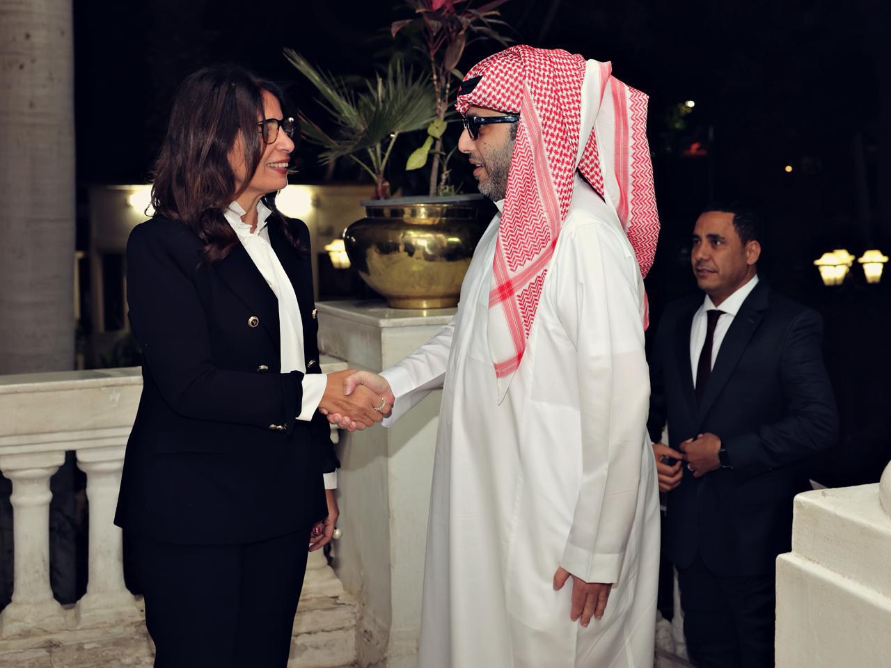  تركي آل الشيخ ووزيرة الثقافة المصرية