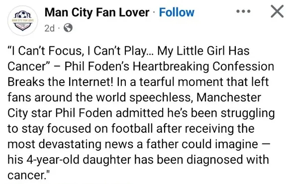 صور مزيفة بالذكاء الاصطناعي تثير أزمة لعائلة فيل فودين.. فماذا حدث؟