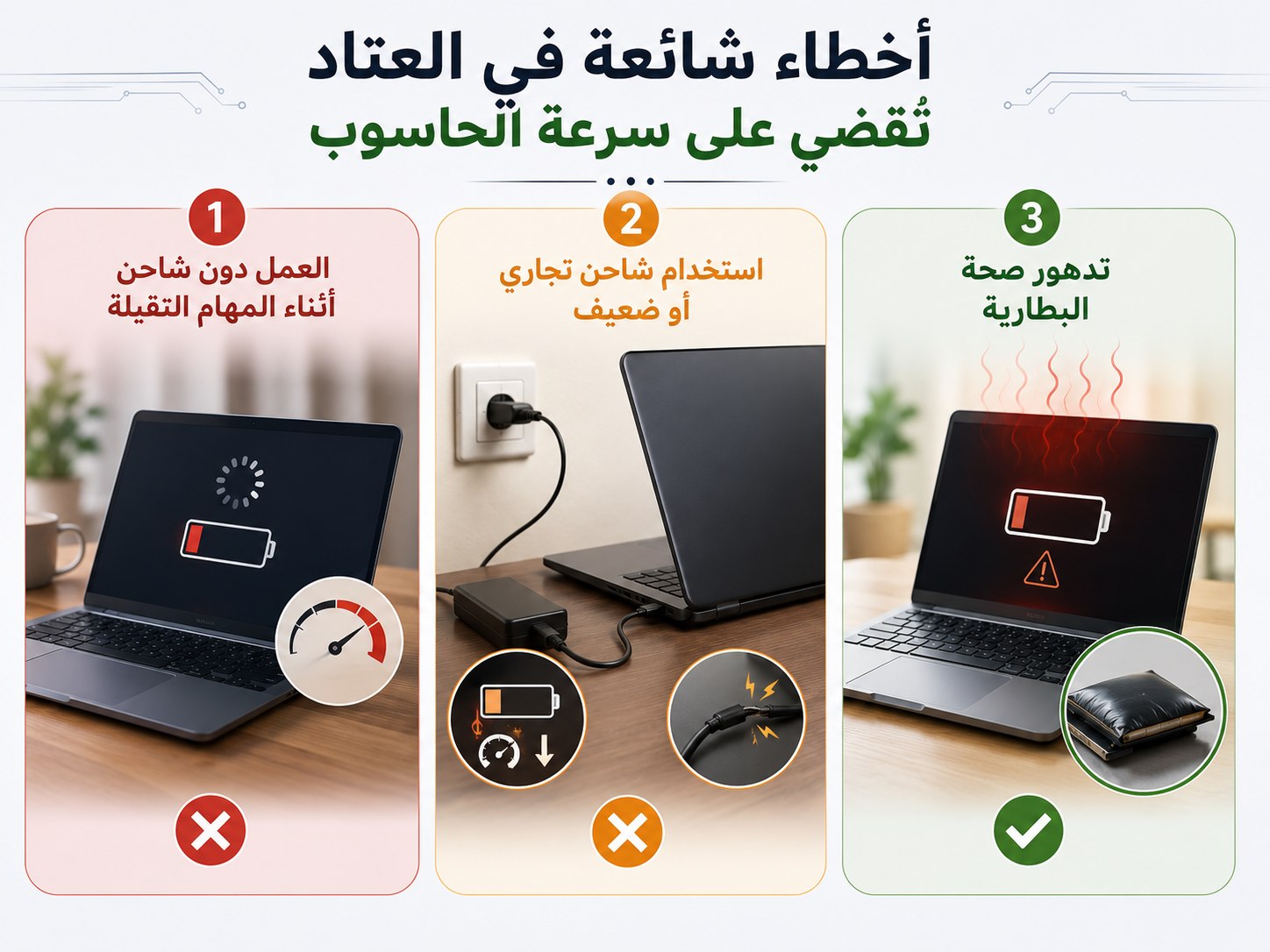 تأمين الطاقة الكافية للعتاد