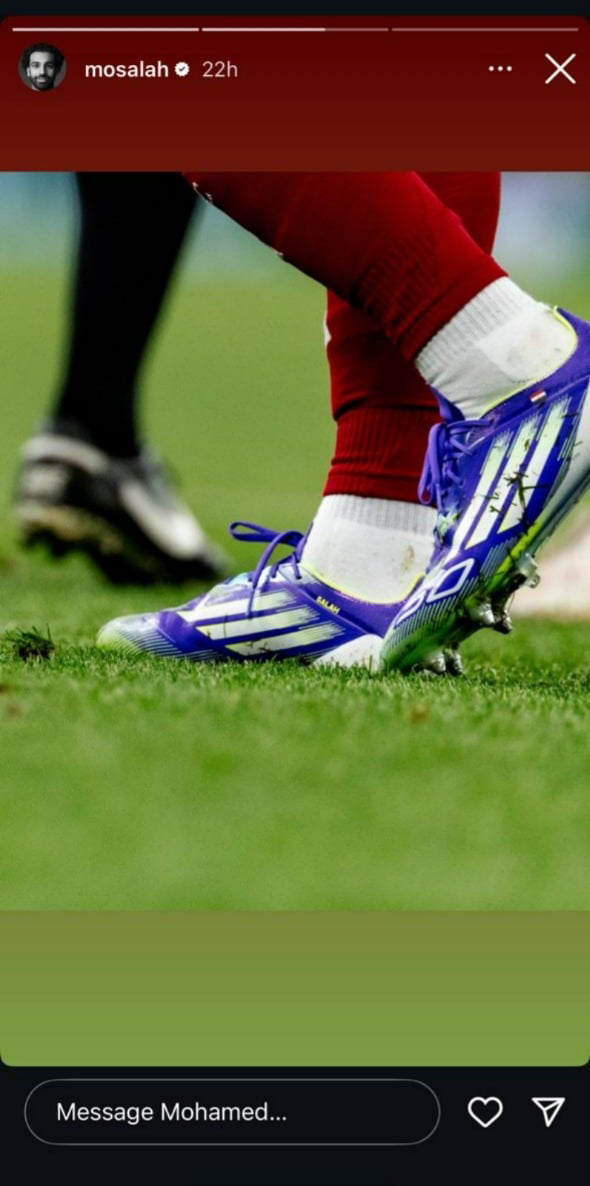 المصدر: حساب محمد صلاح عبر انستغرام