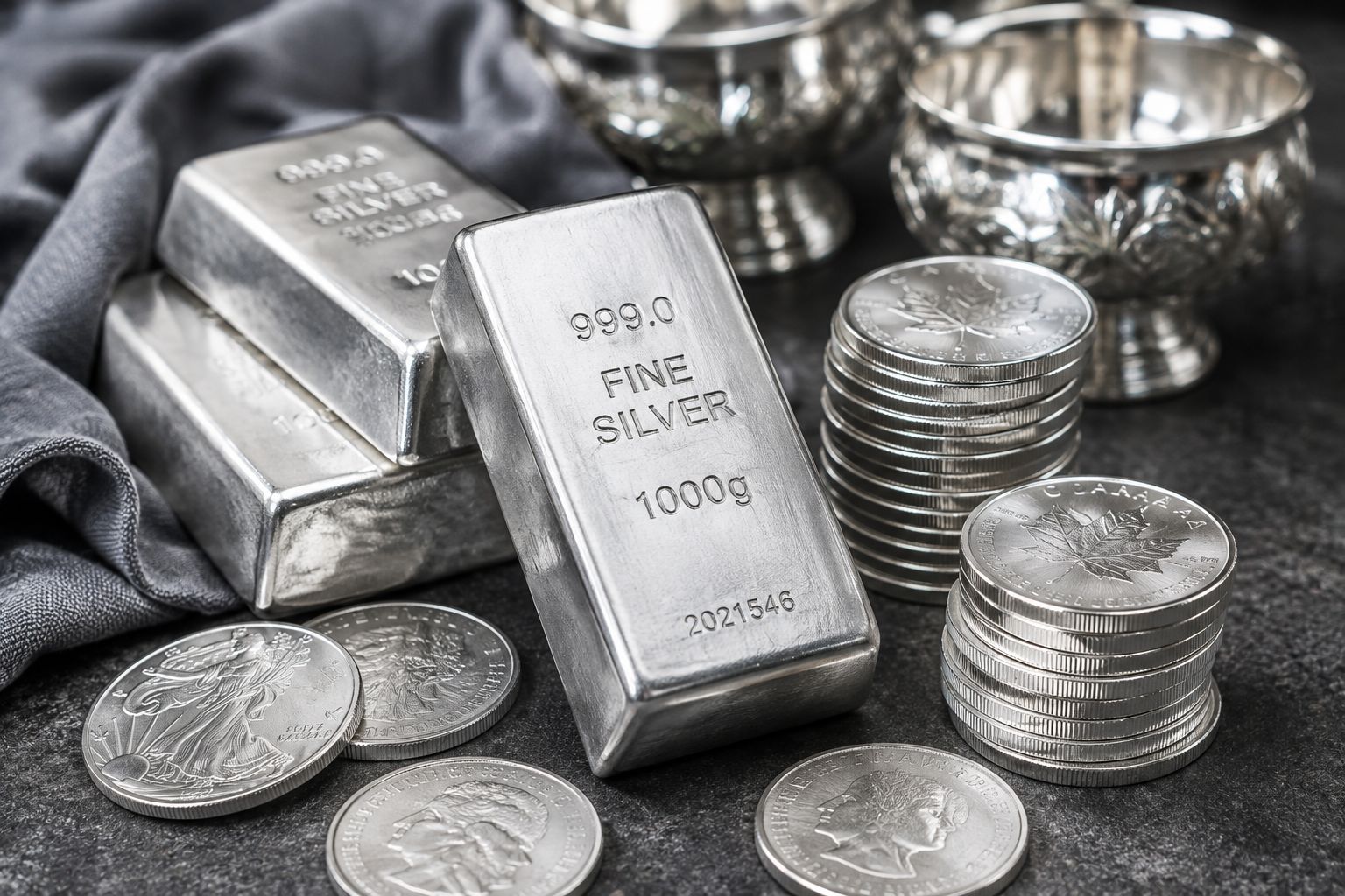انخفاض سعر أونصة الفضة
