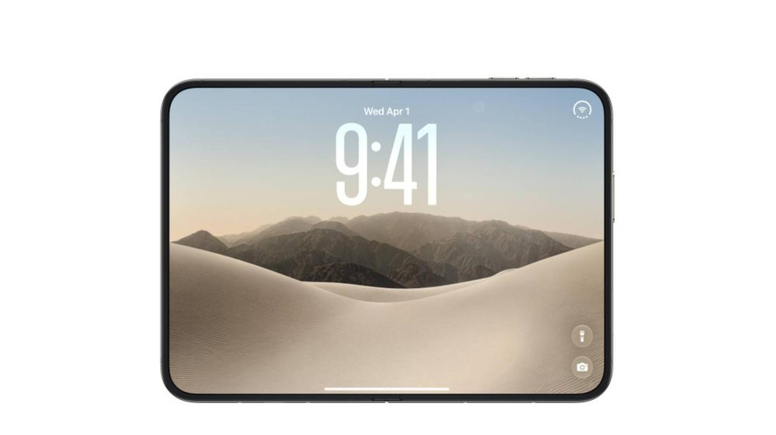 الشاشة الداخلية لهاتف iPhone Duo