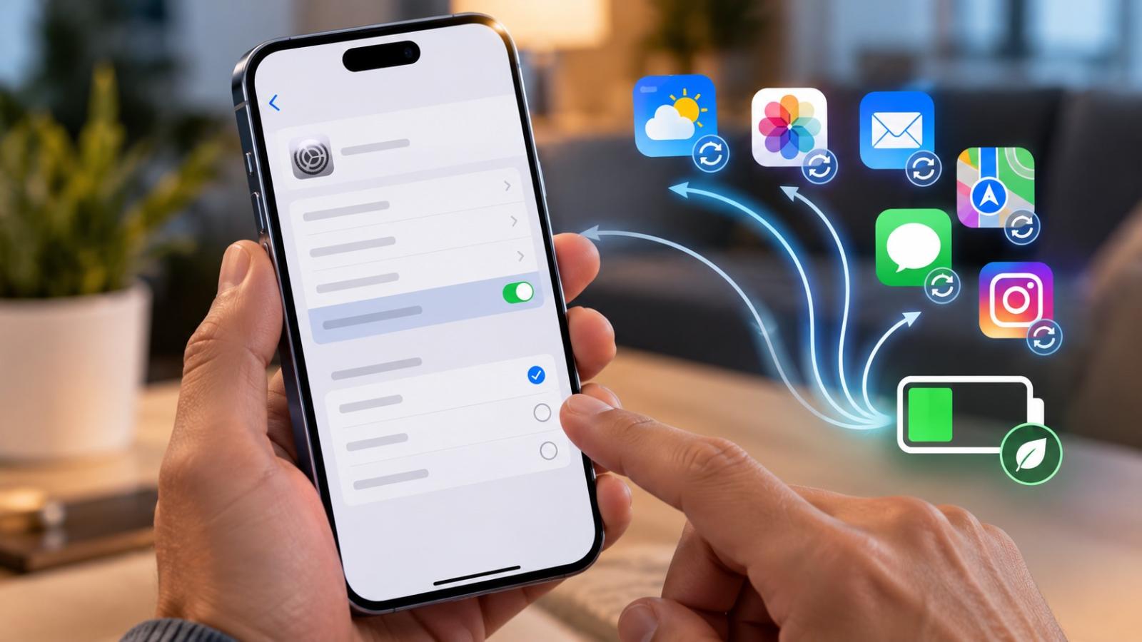 خطوات توقف تقنية تحديث التطبيقات