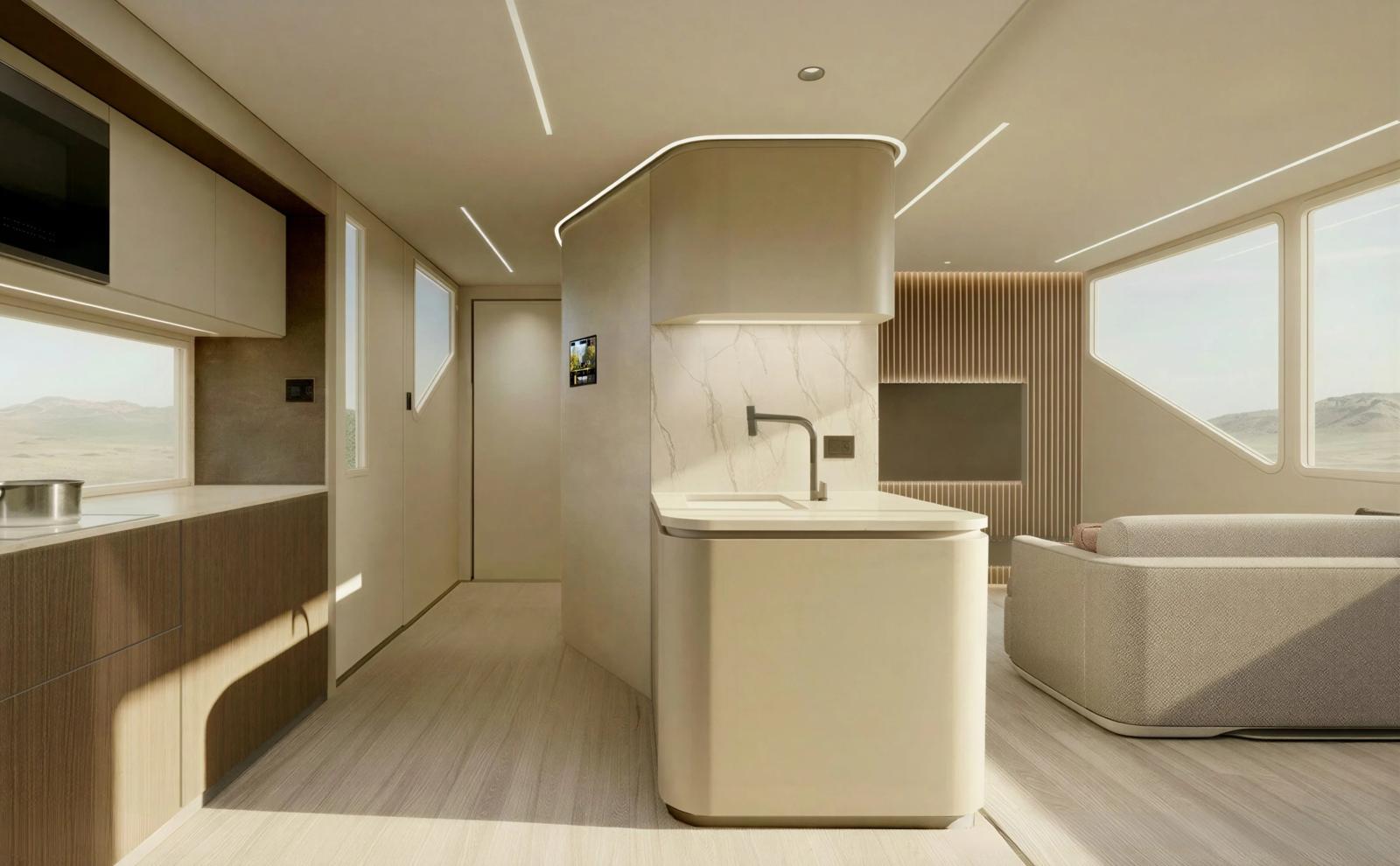 تصميم يعيد تعريف التنقل.. حيث تتحول الرحلة إلى تجربة سكن متكاملة