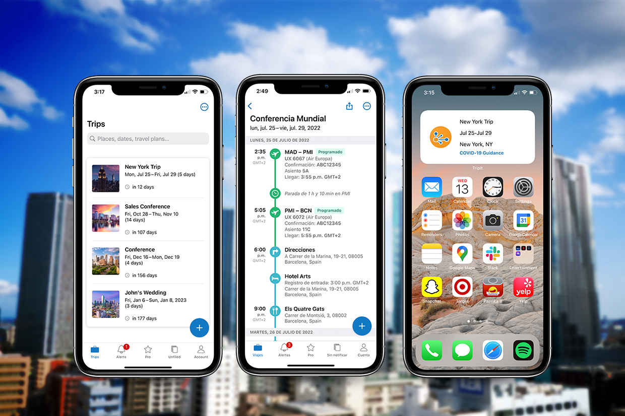 TripIt.. تنظيم تفاصيل الرحلة في مكان واحد 